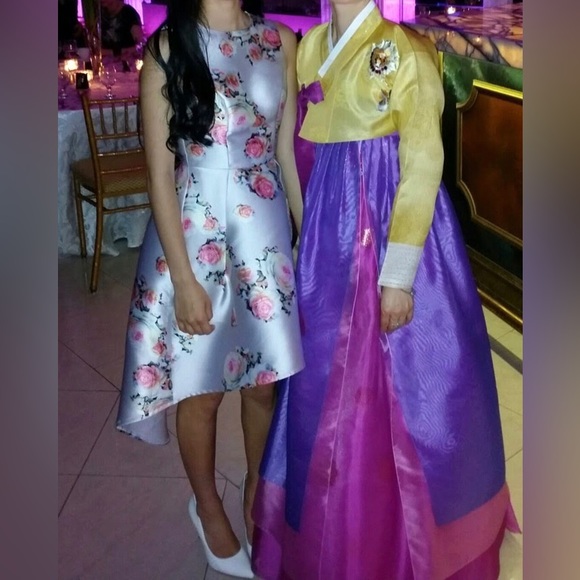 Chi-Chi London Petite High-Low Mini Dress - Picture 4 of 4